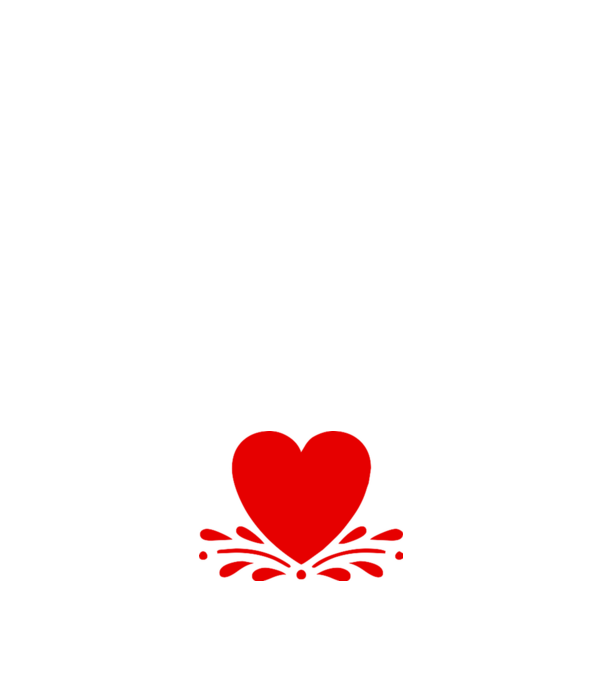 inimă Valentine model negru pe tricou