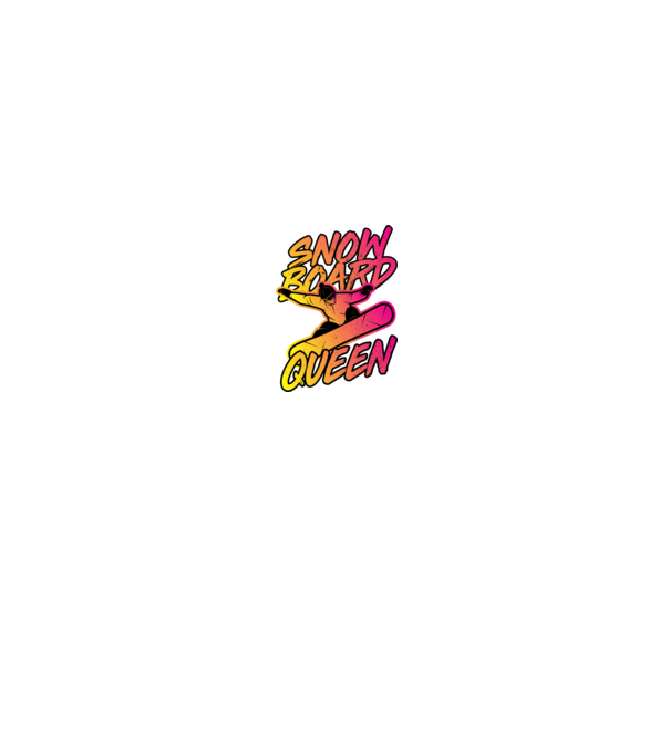 snowboard queen model negru pe tricou