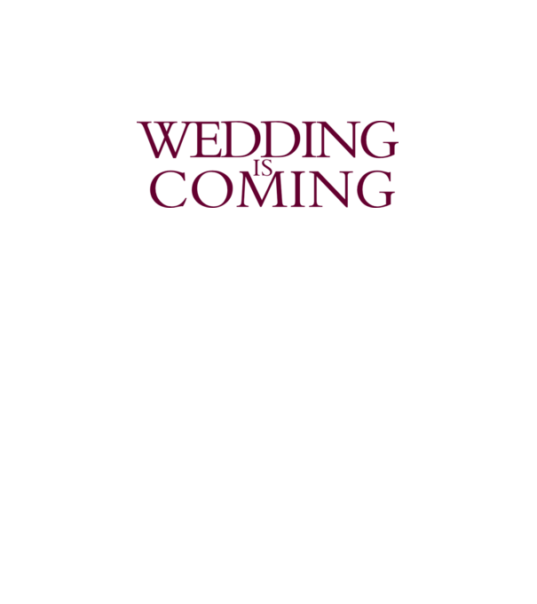 Wedding is coming model gri pe tricou