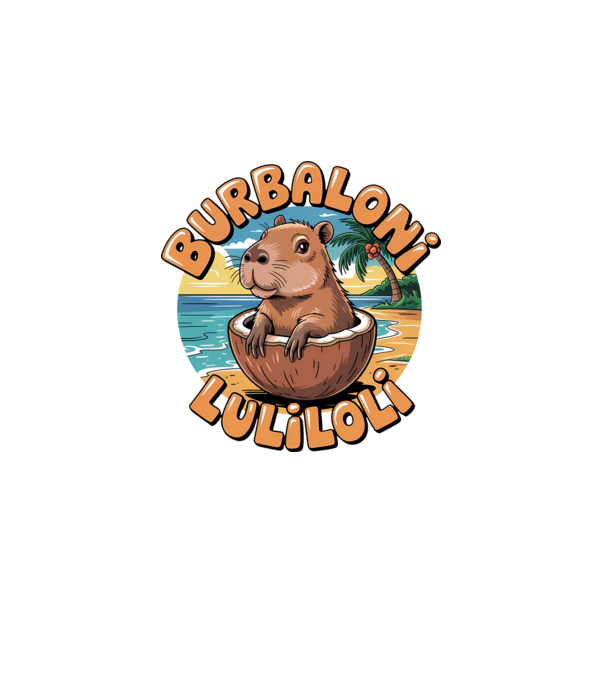 Burbaloni Luliloli model negru pe tricou