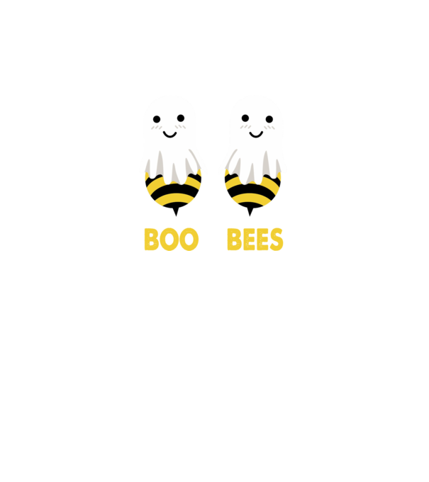 Boo bees model negru pe tricou