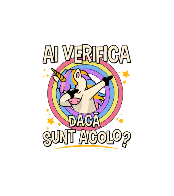 Ai verifica dacă sunt acolo? model alb pe tricou