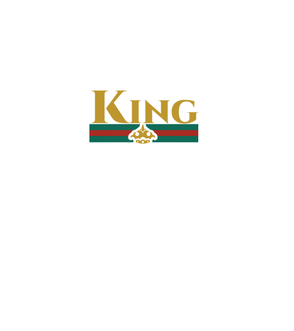 Gucci king model negru pe tricou