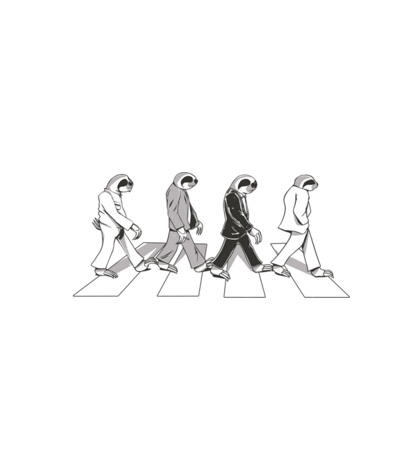 Beatles model negru pe tricou