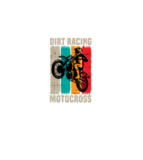 motocross model negru pe tricou
