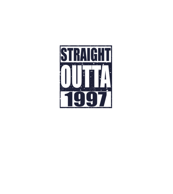 Straight Outta - 1997 model gri pe tricou