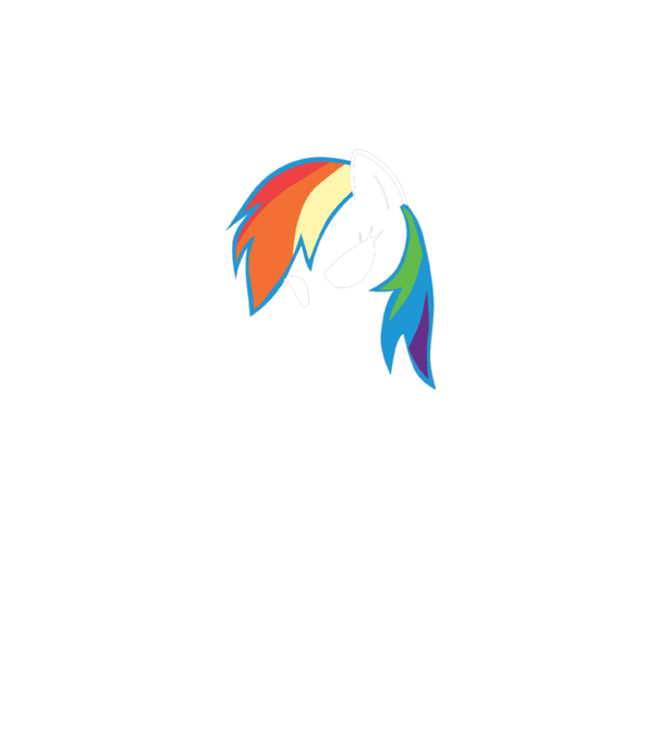 Rainbow Dash model turcoaz pe tricou
