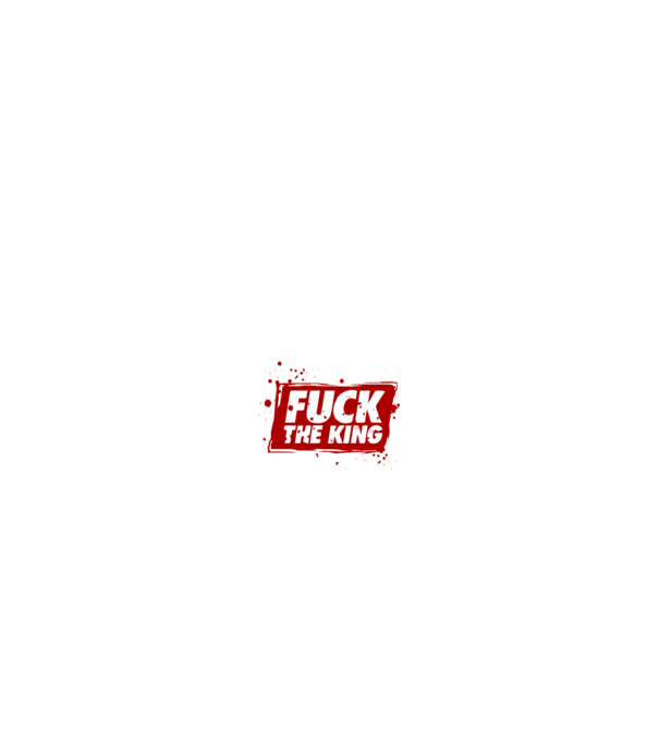 Fuck the king model negru pe tricou
