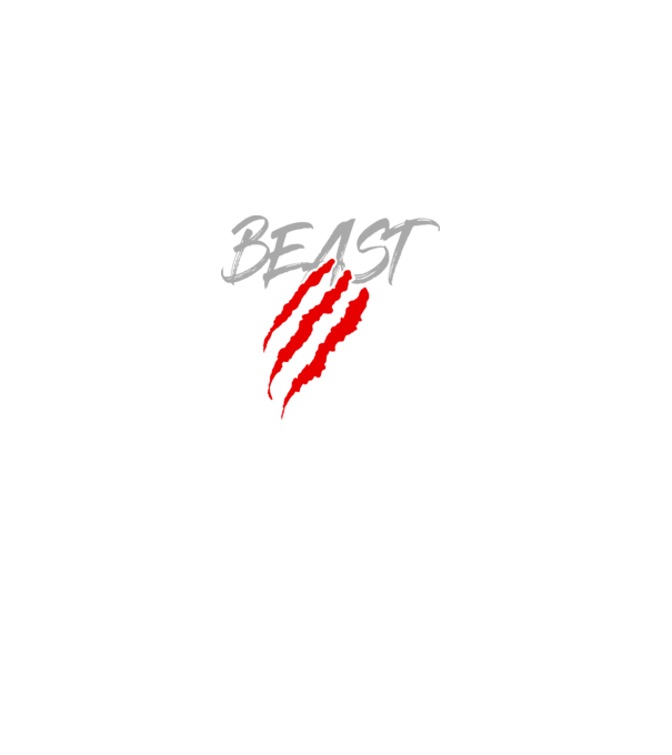 Beast model negru pe tricou