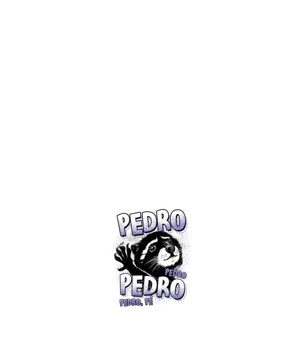 PEDRO PEDRO PEDRO model albastru închis pe tricou