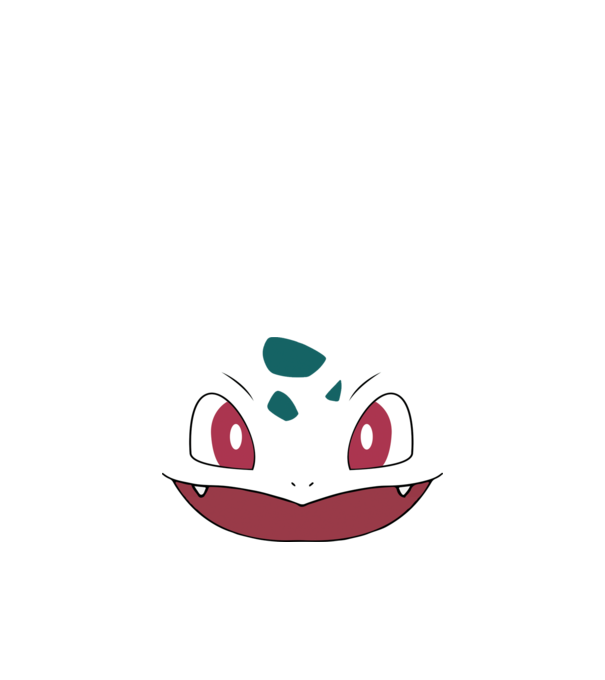 Bulbasaur model nisipiu pe tricou