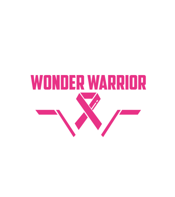 WONDER WARRIOR model negru pe tricou