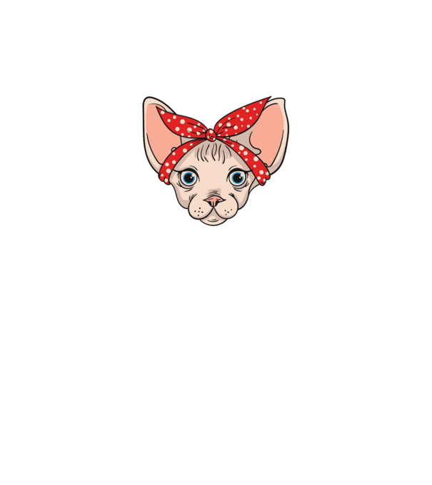 sphynx mom model gri pe tricou