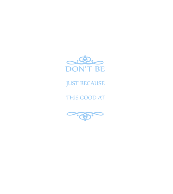 'Don''t be jealous - 30' model albastru regal pe tricou