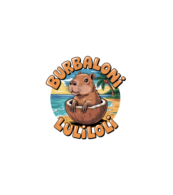 Burbaloni Luliloli model negru pe tricou