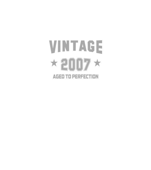 Vintage - 2007 model roșu pe tricou