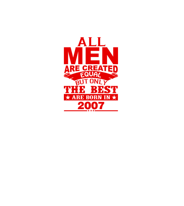All men are created - 2007 model gri pe tricou