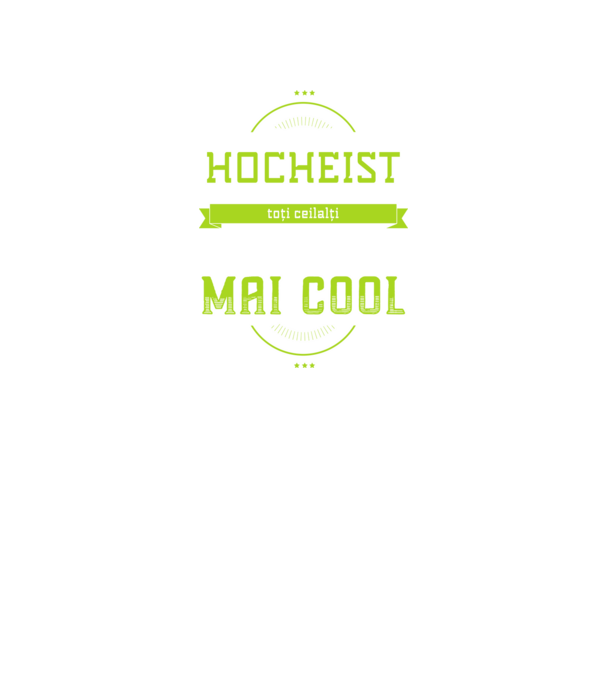 Sunt hocheist, la fel ca toți ceilalți, dar mult mai cool model negru pe tricou