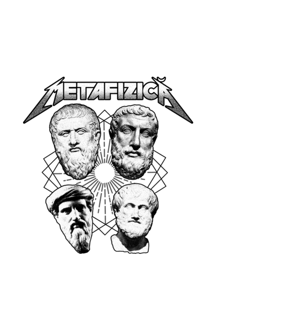 metafizică model albastru deschis pe tricou