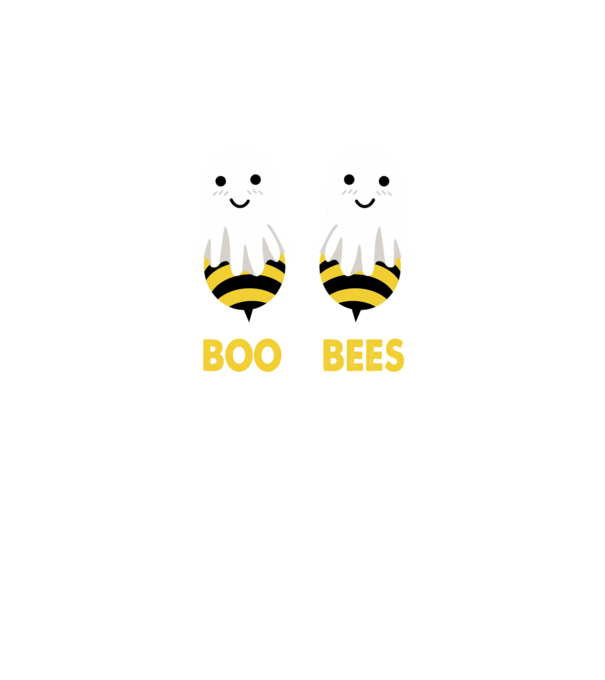 Boo bees model negru pe tricou