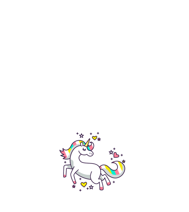 Unicorn Spark model negru pe tricou