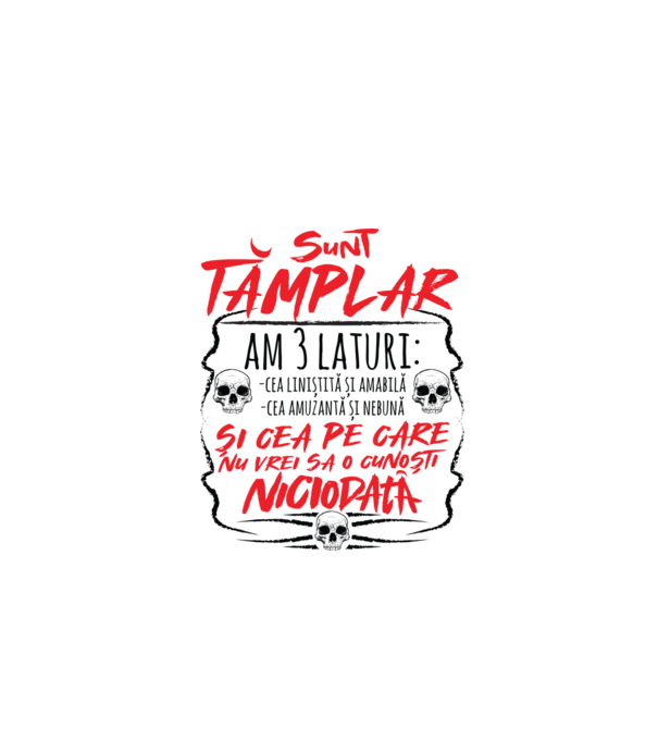 sunt tâmplar am 3 laturi model gri pe tricou