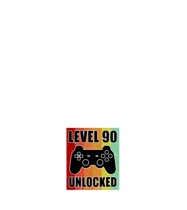 Level 90 unlocked retro gamer model negru pe tricou