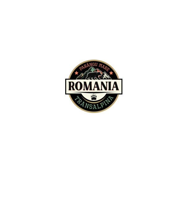 România transalpina model negru pe tricou