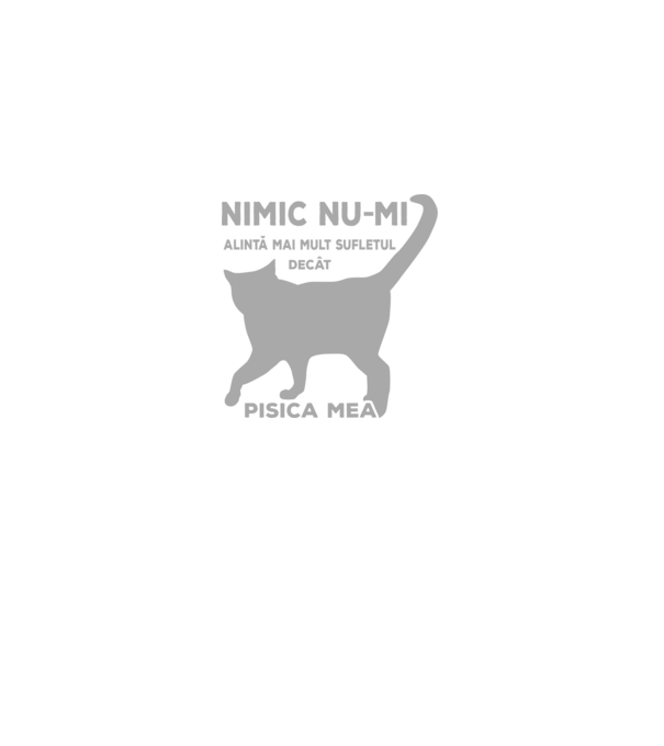 Nimic nu-mi alintă mai mult sufletul decât pisica mea model negru pe tricou