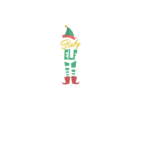 Elf family baby model alb pe tricou