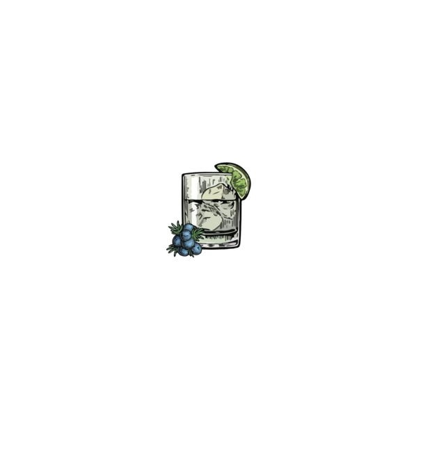 Let the fun be gin model negru pe tricou