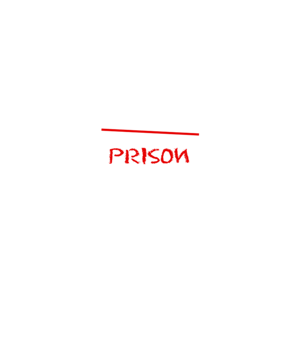 Back to prison - școală model negru pe tricou