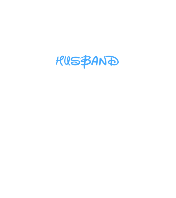 Husband model alb pe tricou