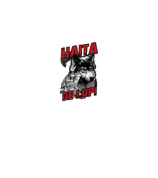 Petrecere de burlac - haită de lupi model negru pe tricou
