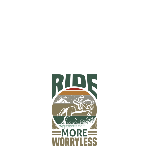 ride more model negru pe tricou