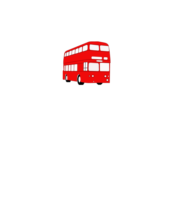 Autobuze model alb pe tricou