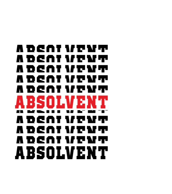 absolvent 2022 model alb pe tricou