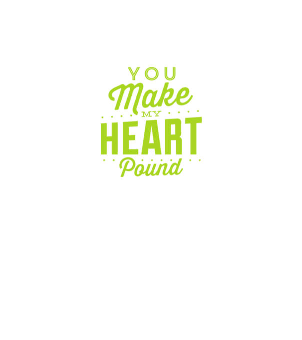 Make my heart model negru pe tricou