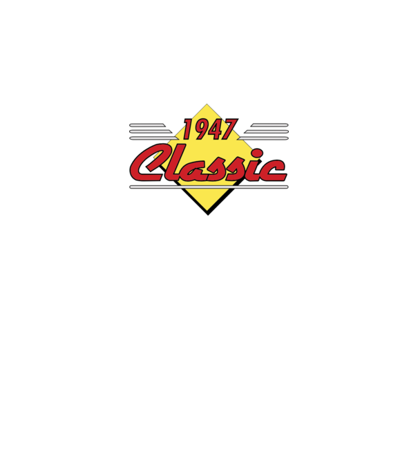 Classic - 1947 model galben neon pe tricou