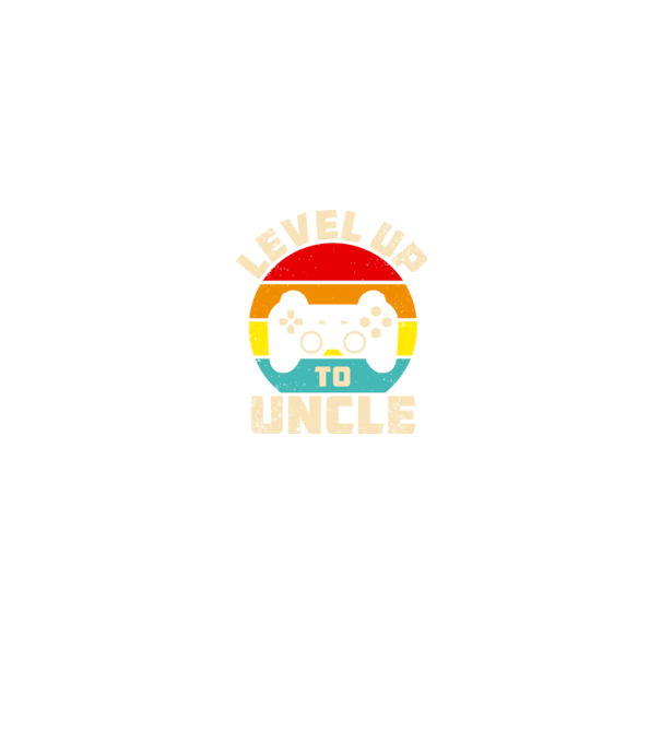Level Up Uncle model negru pe tricou
