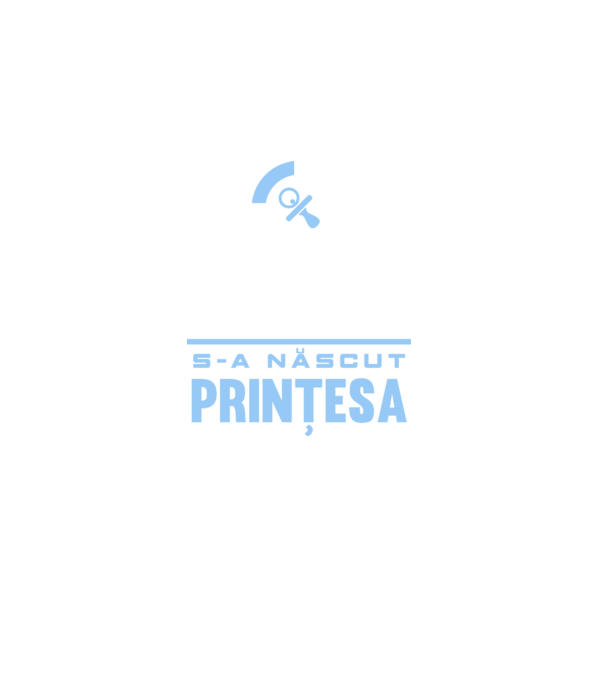 Misiune îndeplinită - s-a născut prințesa model negru pe tricou