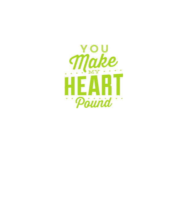 Make my heart model negru pe tricou