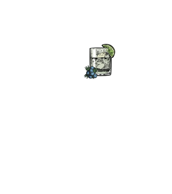 Let the fun be gin model negru pe tricou