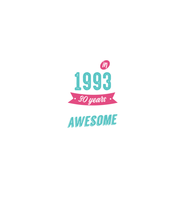 Made in 1993 model negru pe tricou