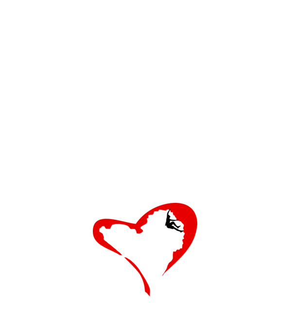 heartclimb model alb pe tricou