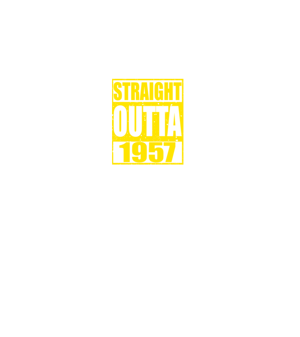 Straight Outta - 1957 model gri pe tricou