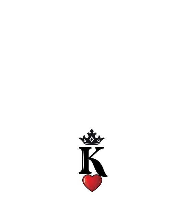 Cuplu HeartKing model negru pe tricou