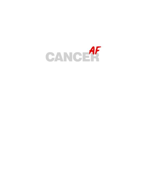 CANCER as fuck model negru pe tricou