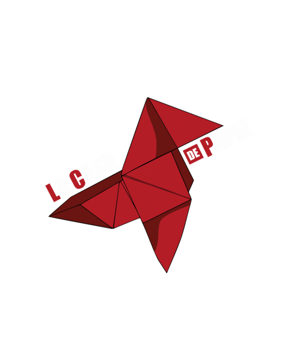 origami la casa de papel model alb pe tricou