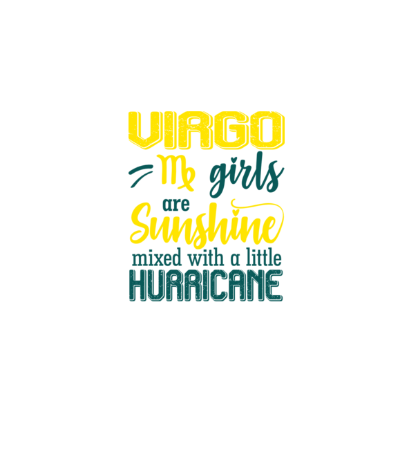 Sunshine with Hurricane VIRGO model negru pe tricou